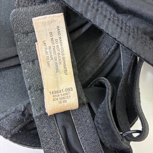 VTG Y2k Wireless Padded Bra Black Size 34C Retro, Coquette - Picture 8 of 8